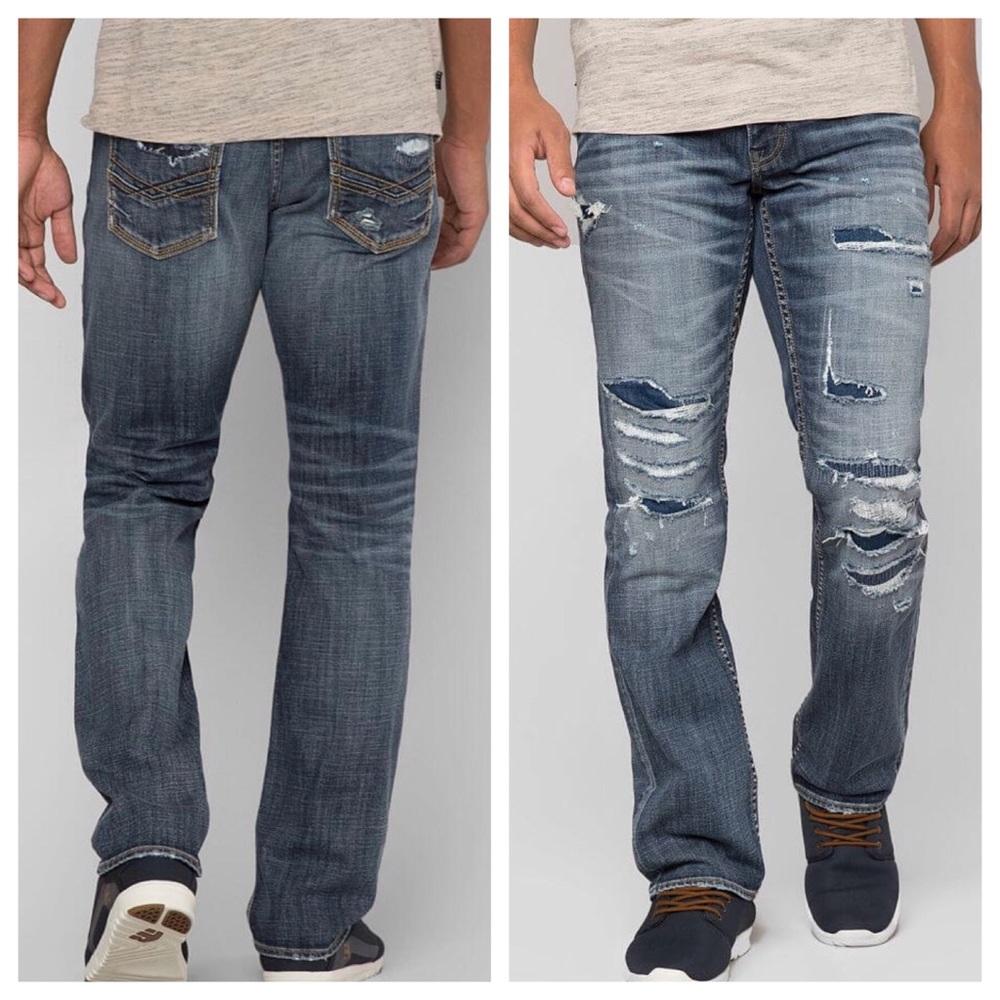 Buckle Jake Straight Stretch Jean | 31R | Clr: Bl